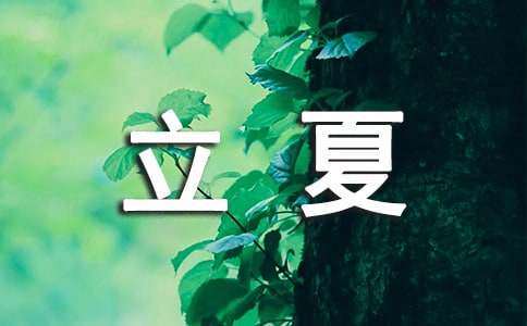 关于立夏的`五字诗句